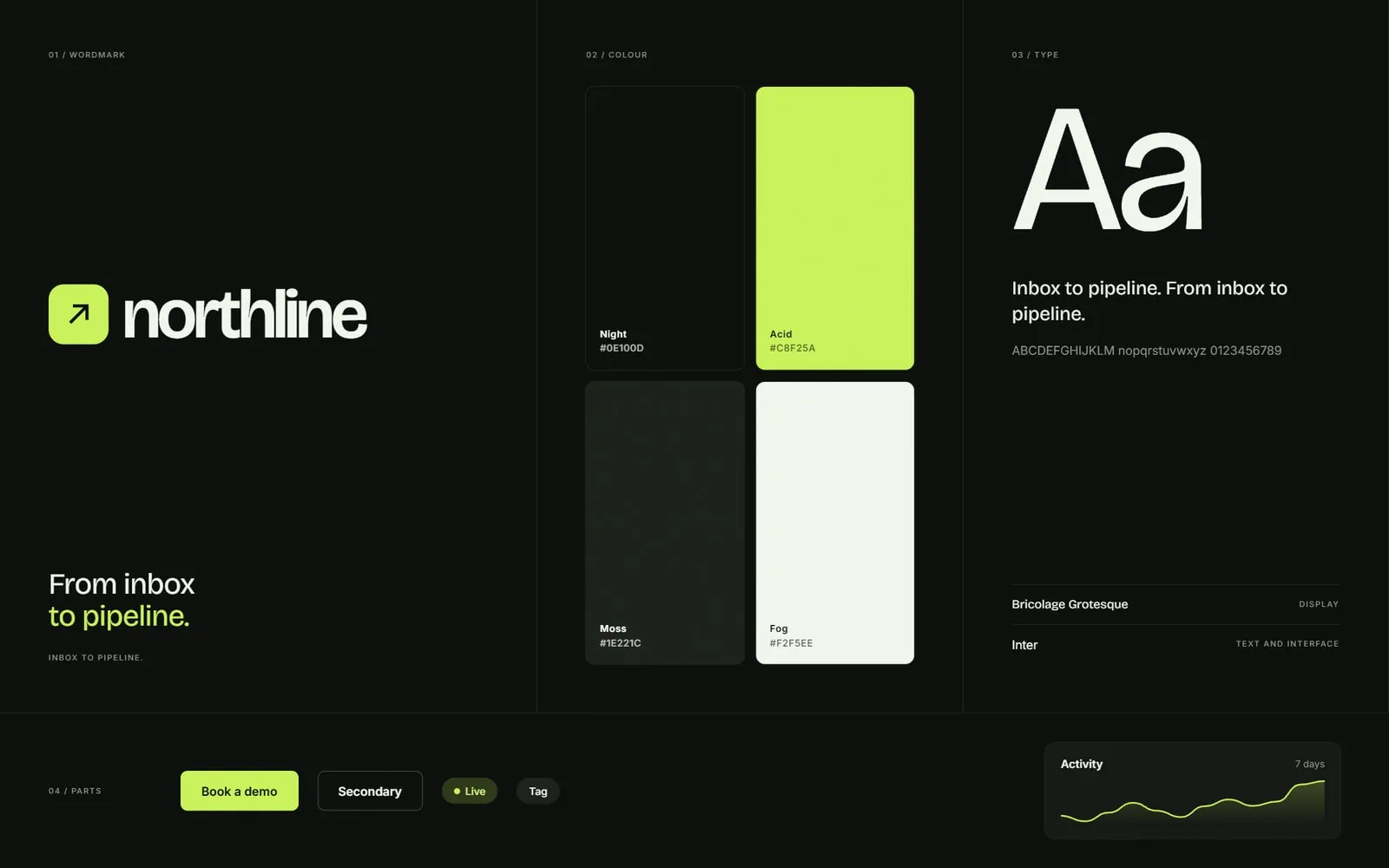 Northline identity and interface system